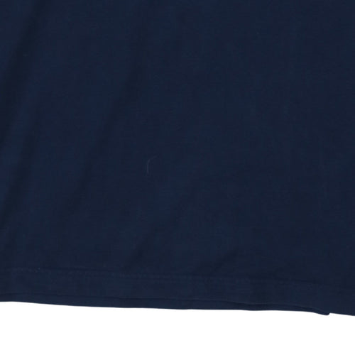 Adidas Men's Navy Blue Long Sleeve Pullover Hoodie Size L
