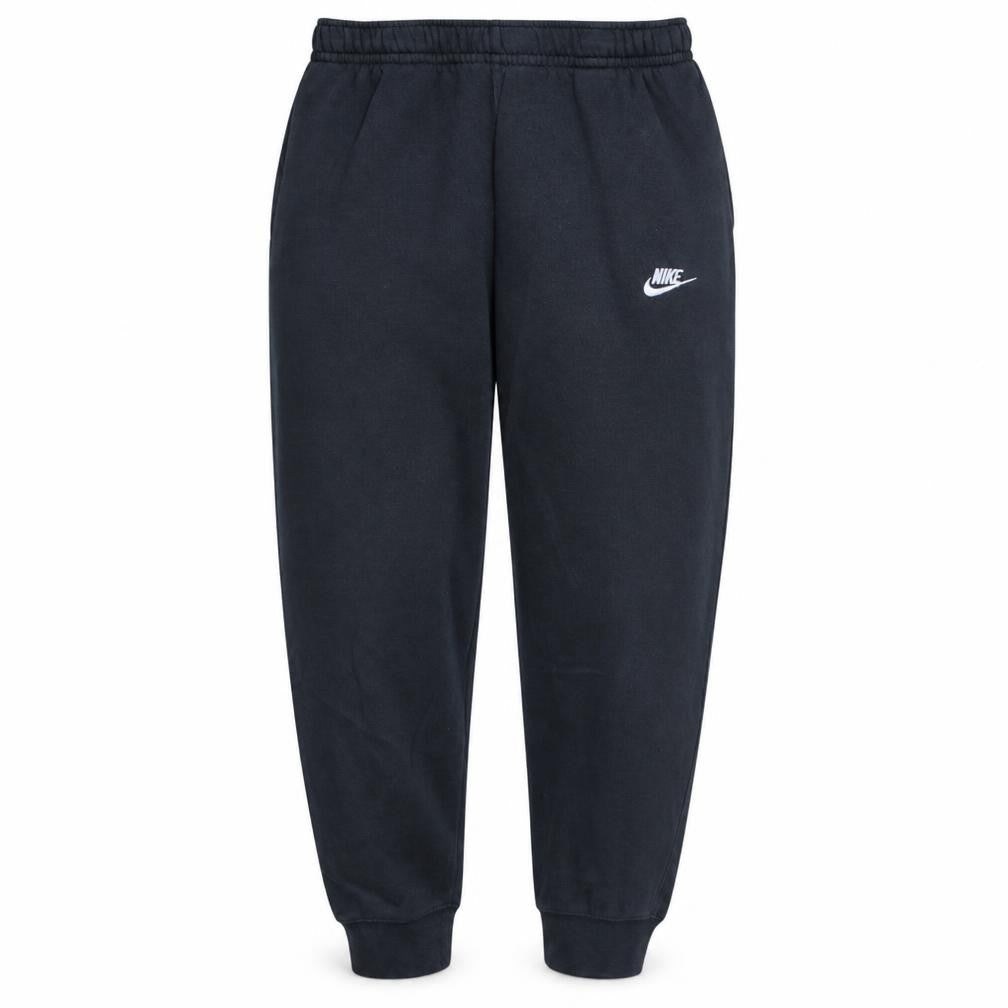 Front view of Nike Men’s Black Sweatpants L Regular Fit Fleece Joggers