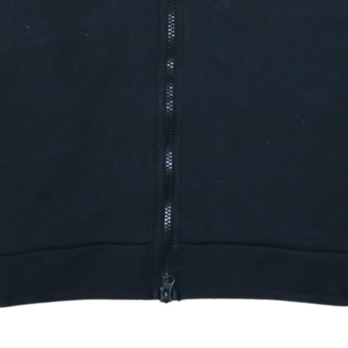 Nike Men's Black Full Zip Hoodie Medium Regular Fit Fleece