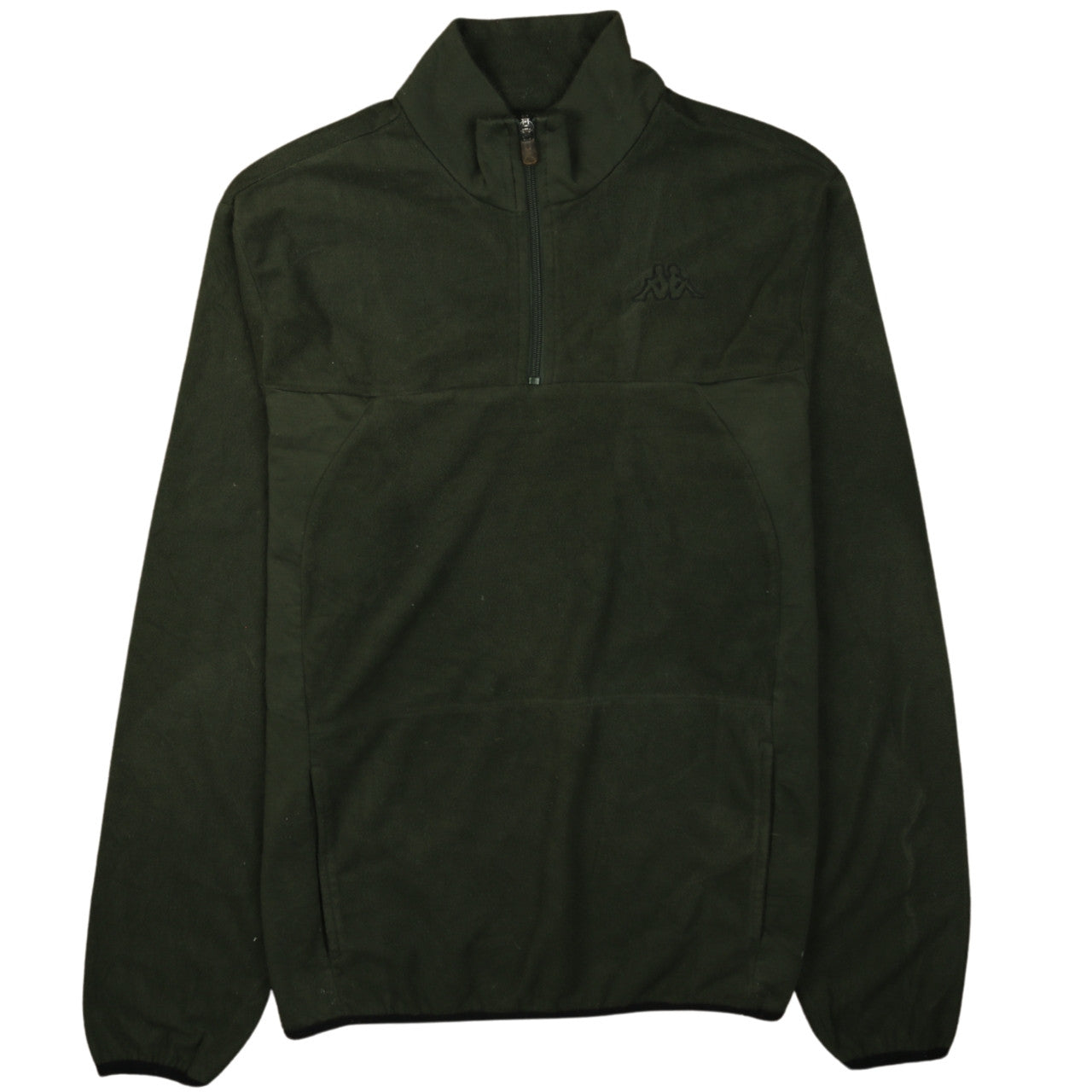 Kappa Men’s Green Fleece 1/2 Zip Pullover Sweatshirt Size L