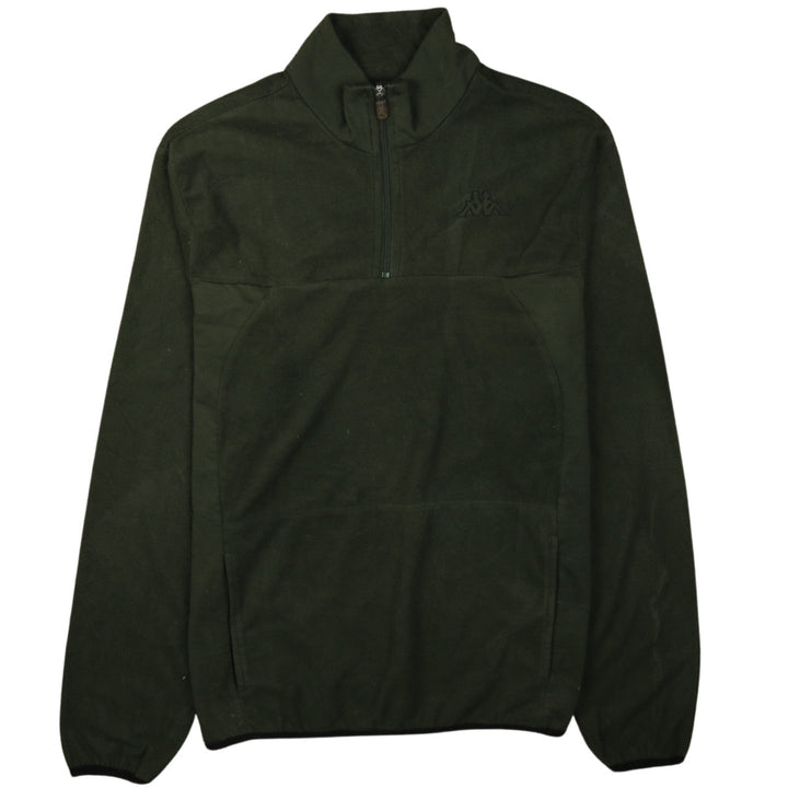 Kappa Men’s Green Fleece 1/2 Zip Pullover Sweatshirt Size L
