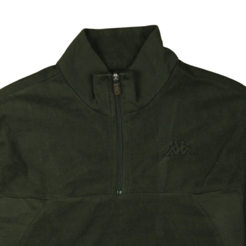 Kappa Men’s Green Fleece 1/2 Zip Pullover Sweatshirt Size L