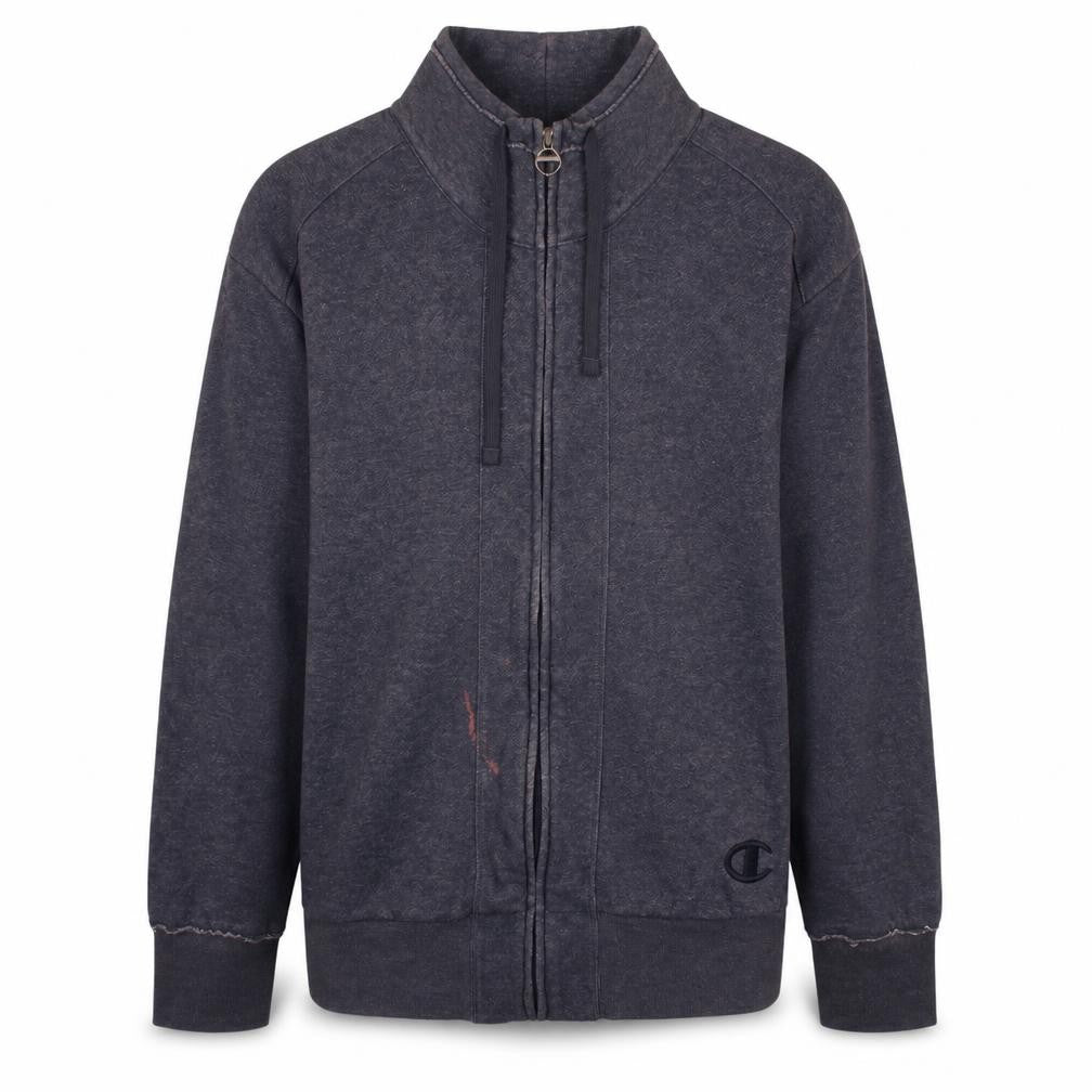 Front view of Champion Men's Grey XL Heritage Fit Full Zip Sweatshirt