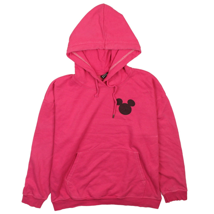 Disney Mickey Mouse Women's Pink Pullover Hoodie Size S