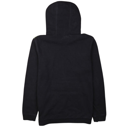 Under Armour Boys Black Green Long Sleeve Pullover Hoodie YXL