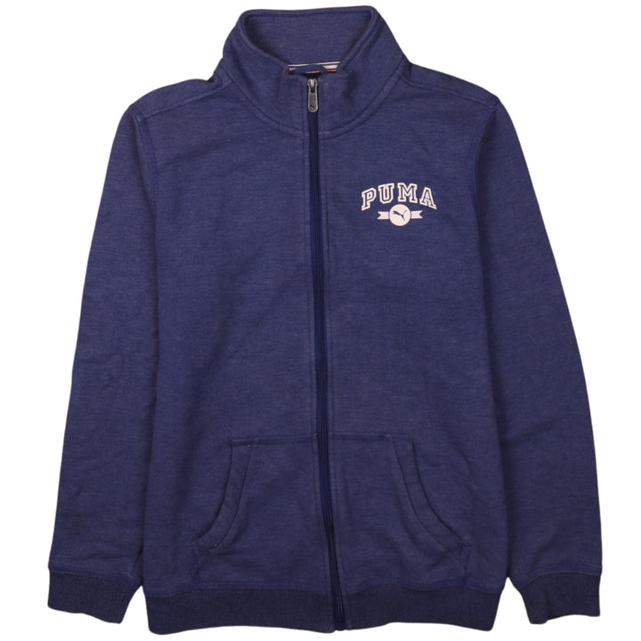 Puma Women’s Blue Full Zip Sweatshirt Size 14 Casual Sportswear