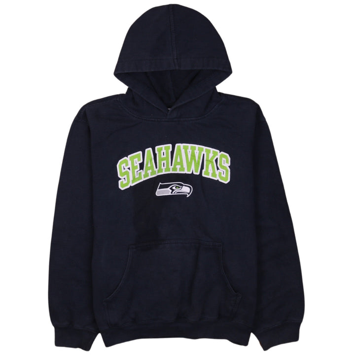 Outerstuff Boys Navy Blue Seahawks Hoodie L 14-16 Pullover Sweatshirt