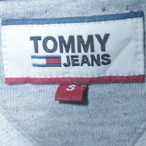 Tommy Jeans Men's Grey Regular Fit Crew Neck Sweatshirt Size S