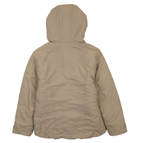 Lee Men's Beige Hooded Padded Jacket Size M Cotton Blend Casual