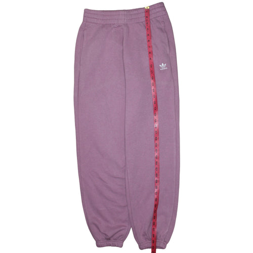 Adidas Women's Purple Sweatpants Small Regular Fit Fleece Joggers