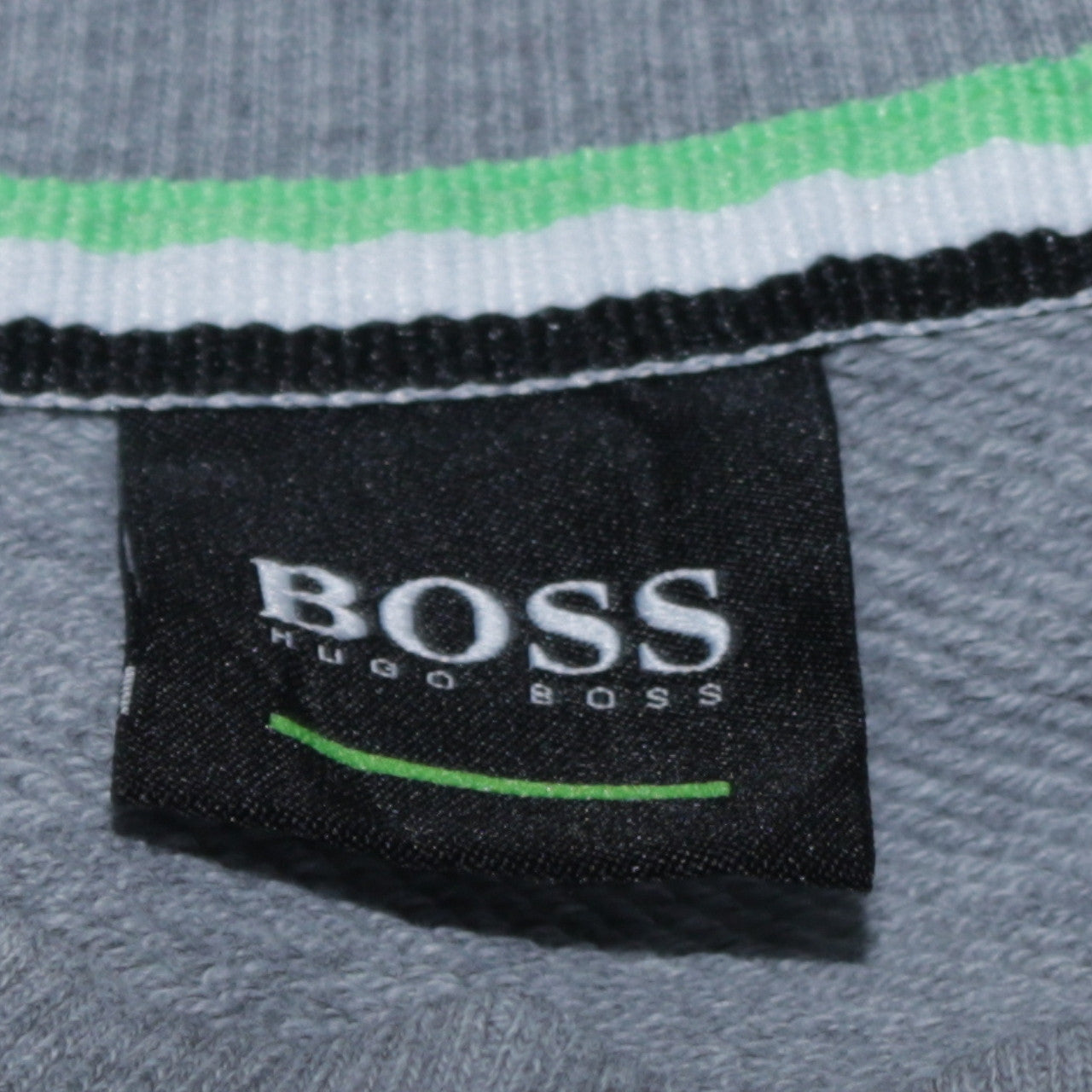 Hugo Boss Men's Grey Logo Crew Neck Sweatshirt Size L