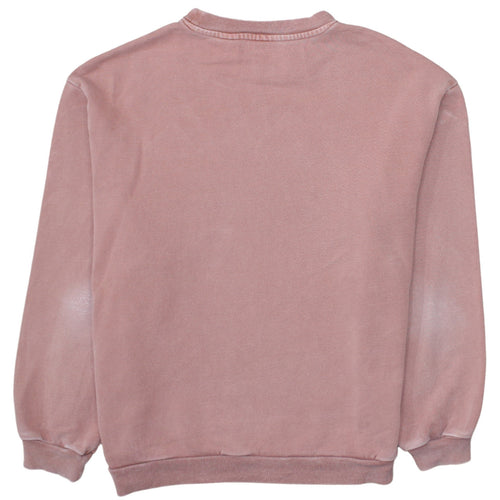 Levi's Women Pink Crew Neck Pullover Sweatshirt XS Cotton Blend