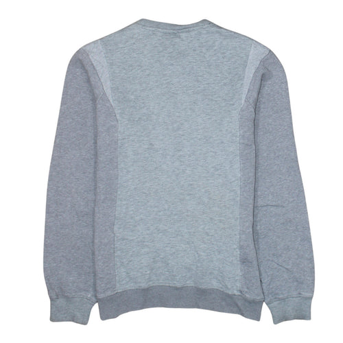 Adidas Women's Grey Crew Neck Sweatshirt Size S Logo Pullover