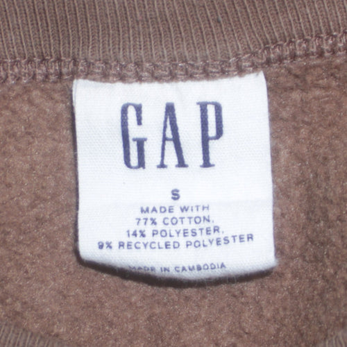 GAP Women's Brown Original Logo Pullover Sweatshirt Size S