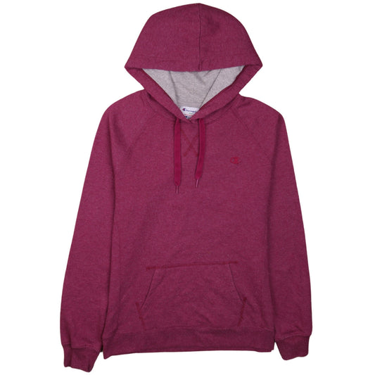 Champion Womens Burgundy Hoodie L Pullover Hooded Sweatshirt