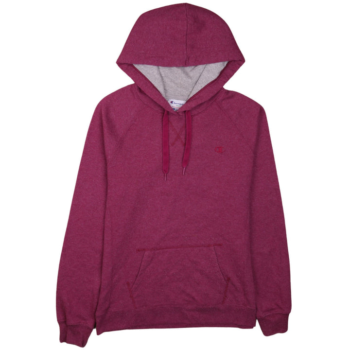 Champion Womens Burgundy Hoodie L Pullover Hooded Sweatshirt