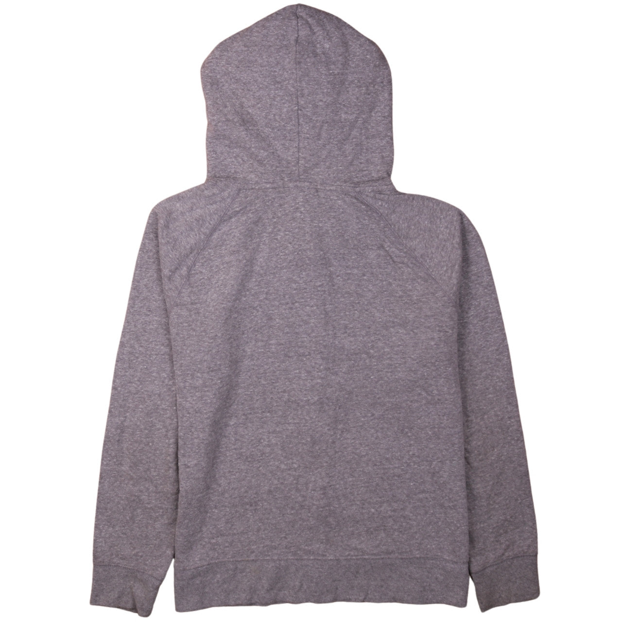 GAP Women Grey Full Zip Hoodie L Logo Cotton Blend Casual