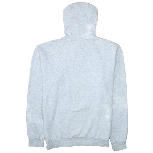 Kappa Men's Grey XL Pullover Hoodie with Logo Graphic Print