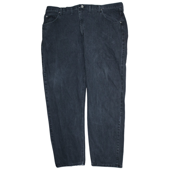 Wrangler Men's Black 46x32 Straight Fit Cotton Jeans