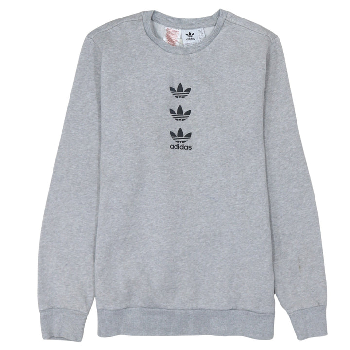 Adidas Boys Grey Crew Neck Pullover Sweatshirt 13-14 Years
