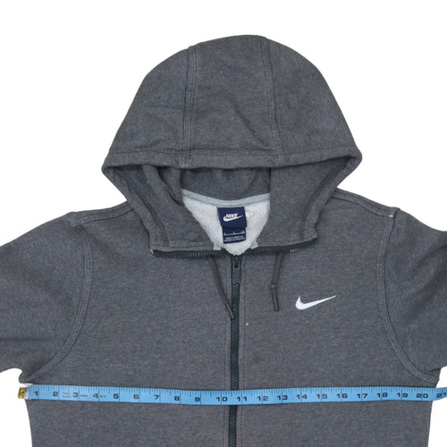 Nike Men's Grey Full Zip Hoodie Size S Fleece Sportswear