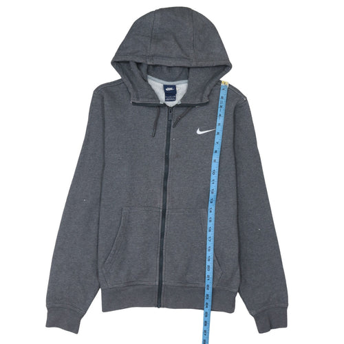 Nike Men's Grey Full Zip Hoodie Size S Fleece Sportswear