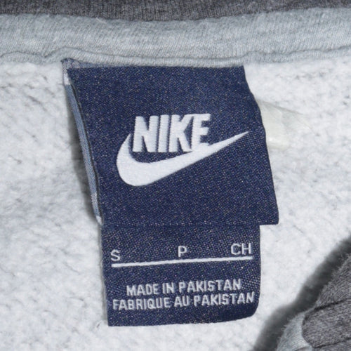 Nike Men's Grey Full Zip Hoodie Size S Fleece Sportswear