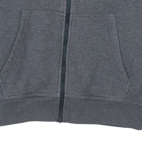 Nike Men's Grey Full Zip Hoodie Size S Fleece Sportswear