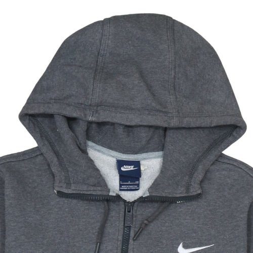 Nike Men's Grey Full Zip Hoodie Size S Fleece Sportswear