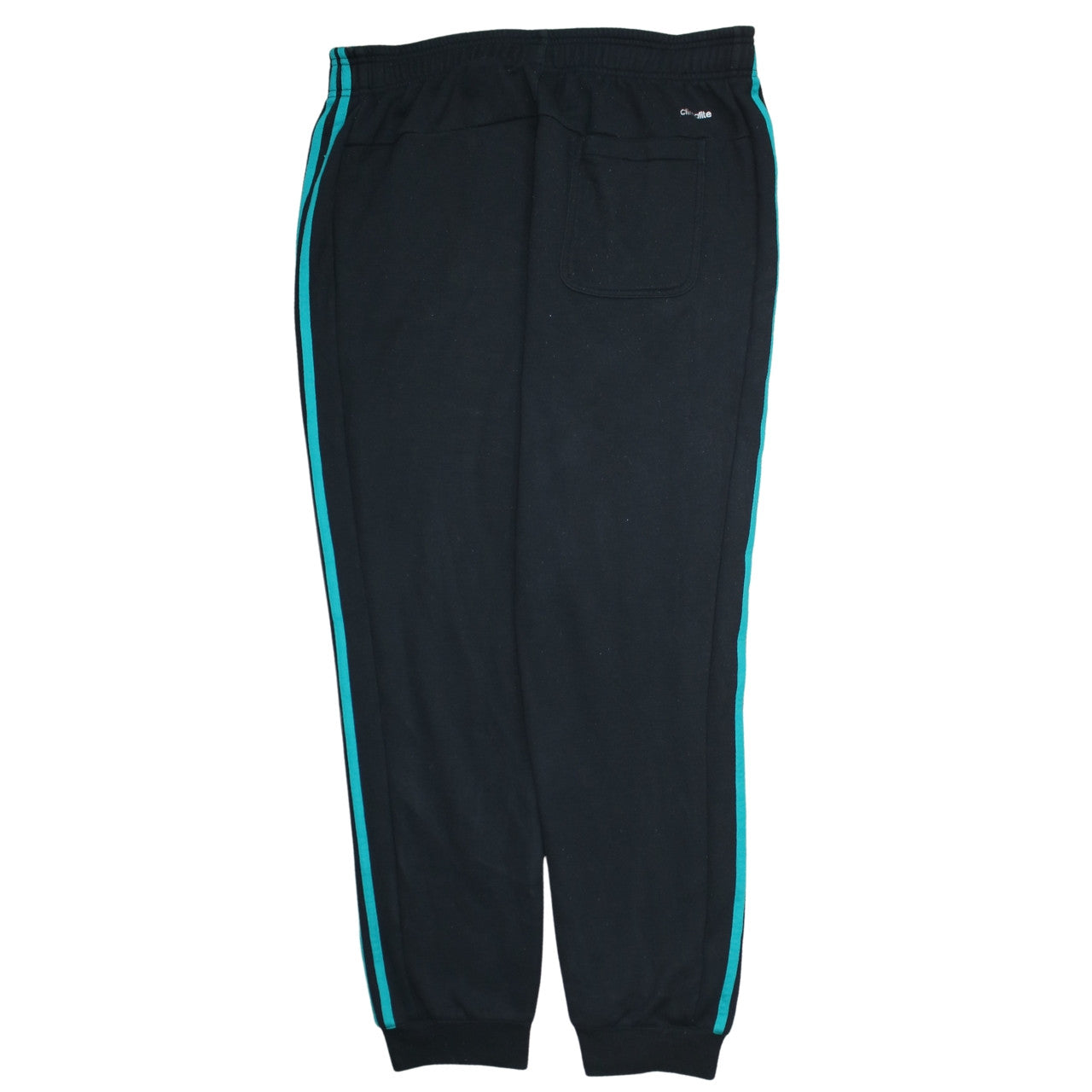 Adidas Men's Black Jogger Trousers L Sports Stripe Tapered Fit