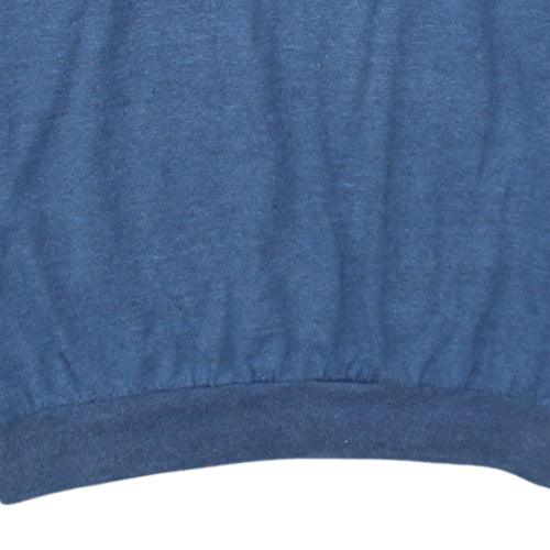Adidas Men’s Blue 1/2 Zip Sweatshirt XS Vintage Sportswear
