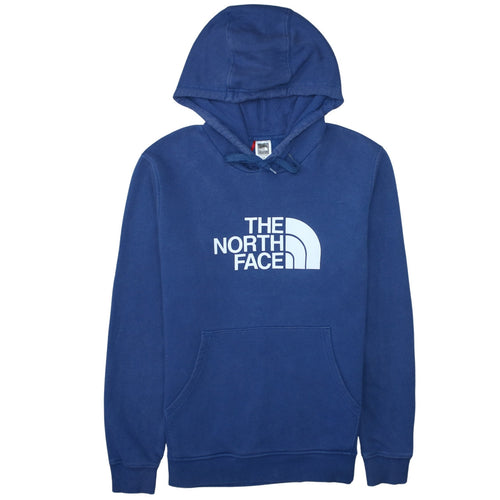 The North Face Mens Blue Pullover Hoodie Size L Outdoor Fleece