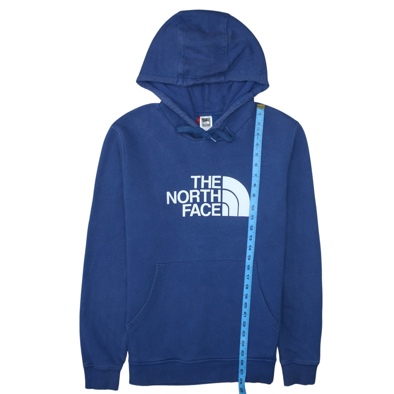 The North Face Mens Blue Pullover Hoodie Size L Outdoor Fleece