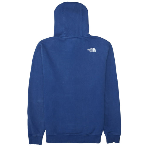 The North Face Mens Blue Pullover Hoodie Size L Outdoor Fleece