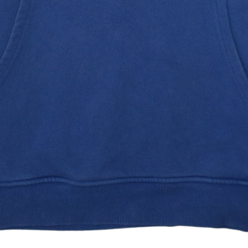 The North Face Mens Blue Pullover Hoodie Size L Outdoor Fleece
