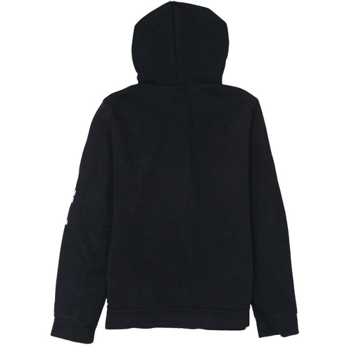 Adidas Women's Black Full Zip Hoodie L 16-18 Hooded Sweatshirt
