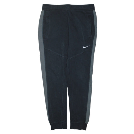 Nike Men's Black Jogger Trousers Size M Cotton Blend