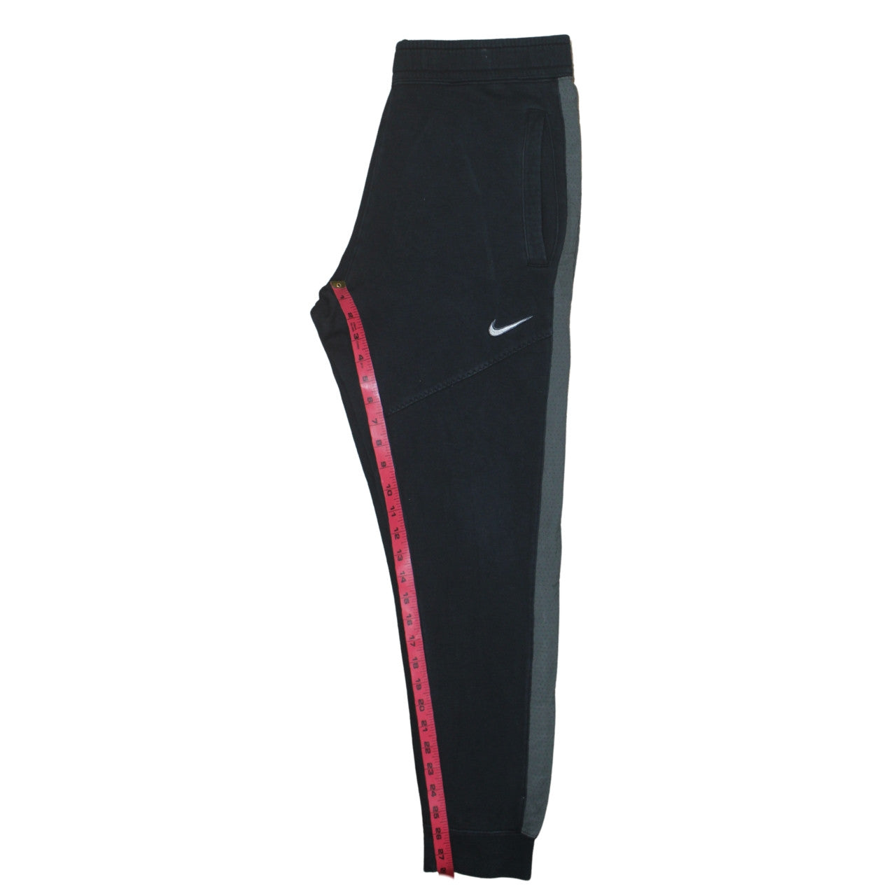 Nike Men's Black Jogger Trousers Size M Cotton Blend