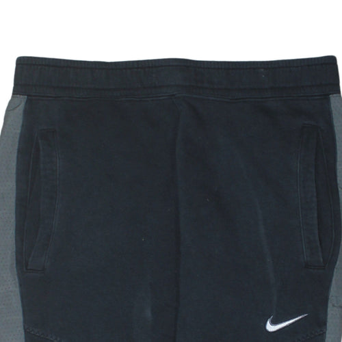 Nike Men's Black Jogger Trousers Size M Cotton Blend