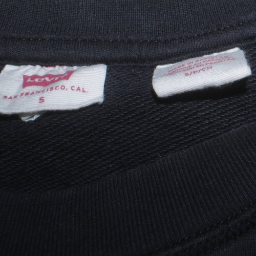 Levi's Women's Black Small Crew Neck Pullover Sweatshirt