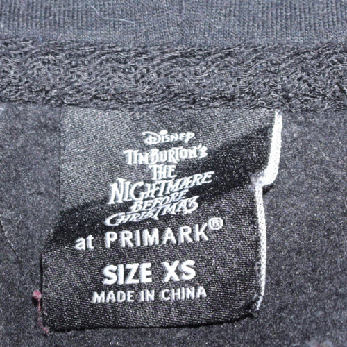 Primark Women’s Black The Nightmare Before Christmas Pullover Hoodie XS