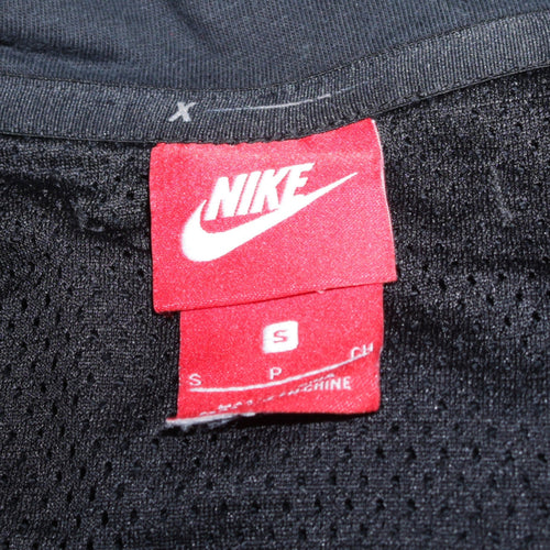 Nike Air Max Men's Black Small 1/2 Zip Hoodie Cotton Blend