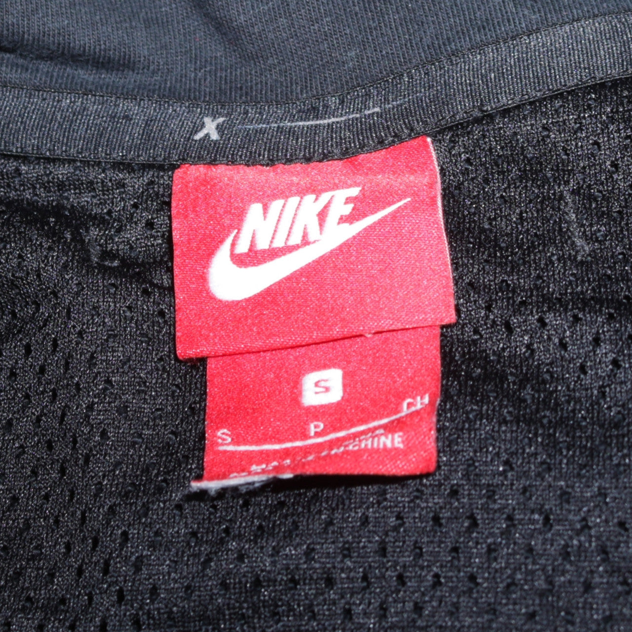 Nike Air Max Men's Black Small 1/2 Zip Hoodie Cotton Blend