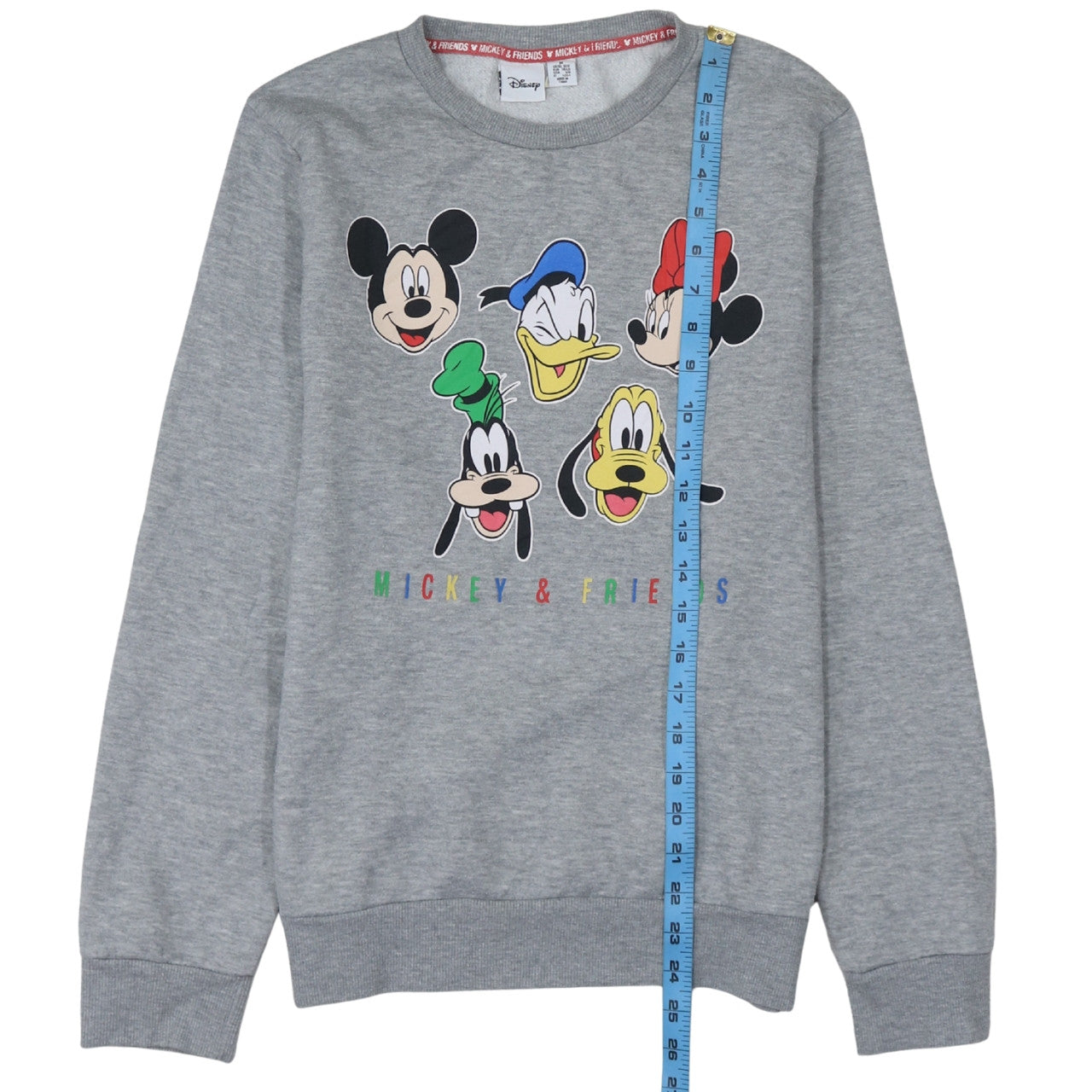Disney Women Grey Mickey & Friends Sweatshirt Size M