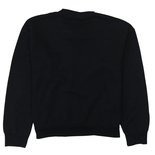 Disney Womens Black Sweatshirt S Pluto Mickey Donald Goofy Graphic Print