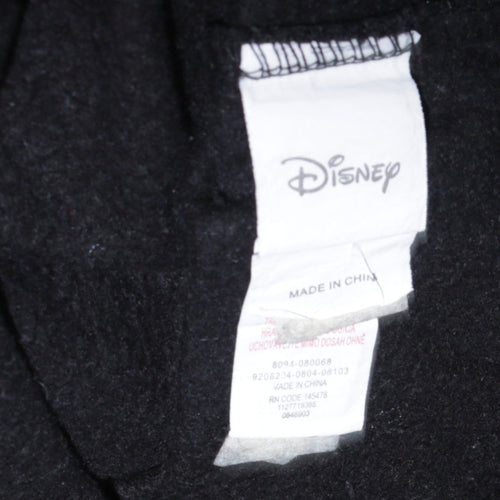 Disney Womens Black Sweatshirt S Pluto Mickey Donald Goofy Graphic Print