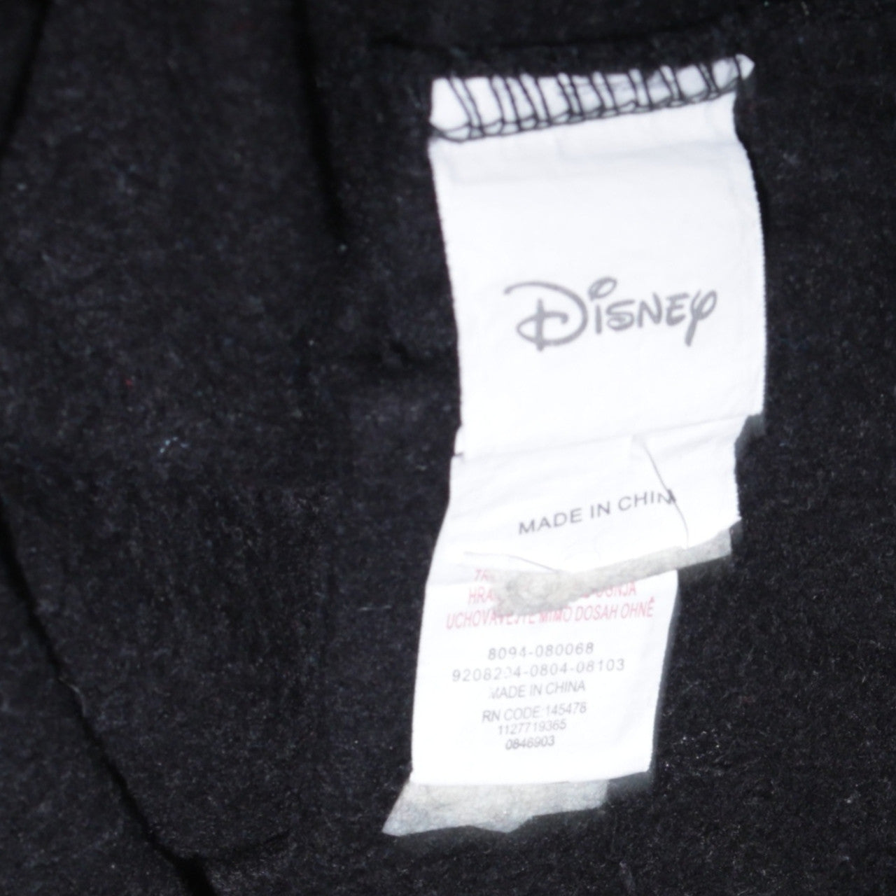 Disney Womens Black Sweatshirt S Pluto Mickey Donald Goofy Graphic Print