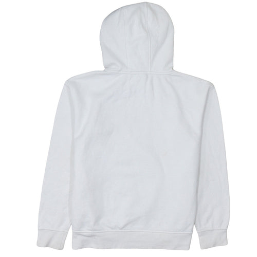 Disney Primark Women White Stitch Hoodie Size S 10/12 Pullover Cotton