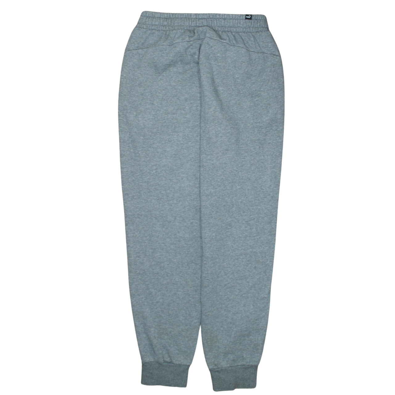 Puma Men's Grey Cotton Blend Tapered Sweatpants M