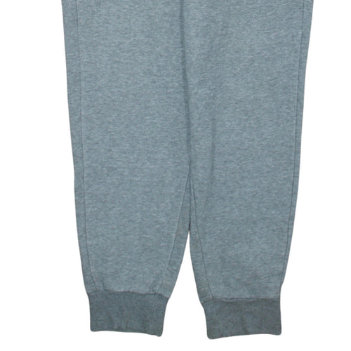 Puma Men's Grey Cotton Blend Tapered Sweatpants M